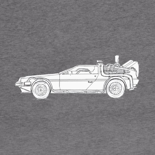 Great Scott! It's a DeLorean! by Asgardarts